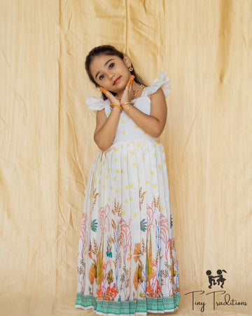 Frock - Kiara - Ivory White