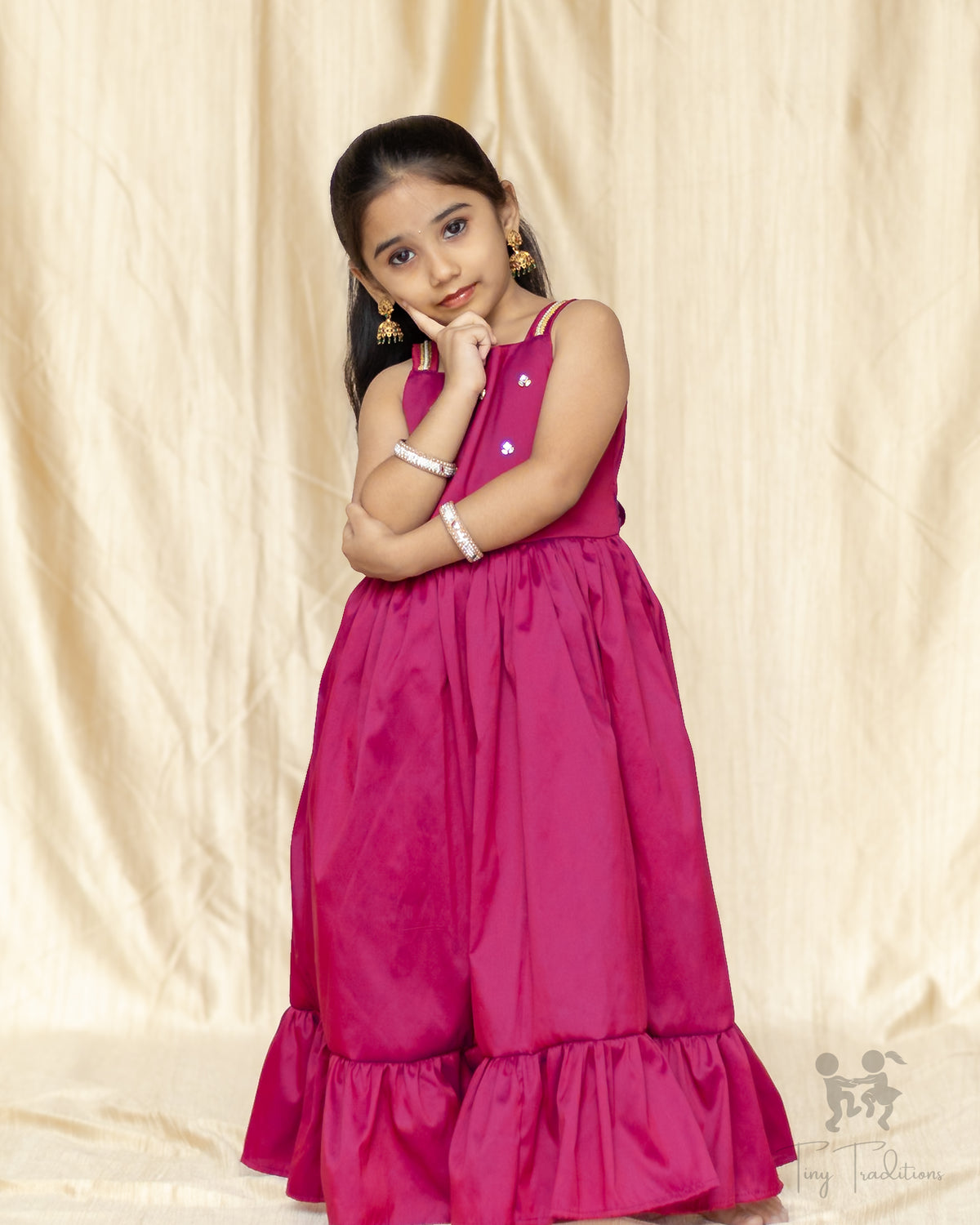 Frock - Krisha - Bright Pink
