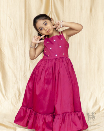 Frock - Krisha - Bright Pink