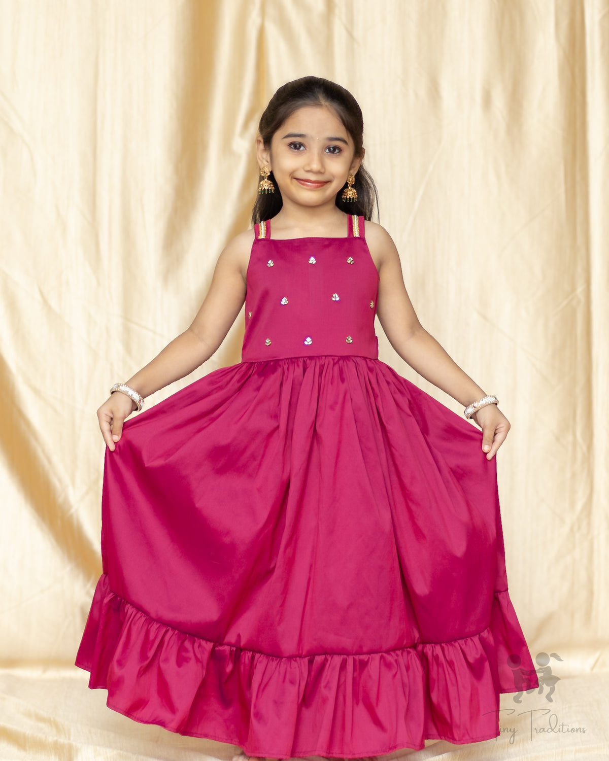 Frock - Krisha - Bright Pink