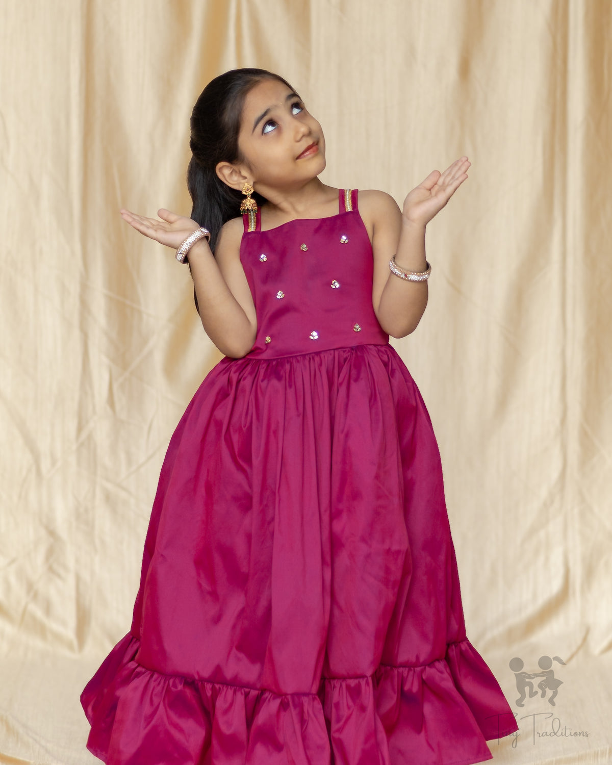 Frock - Krisha - Bright Pink