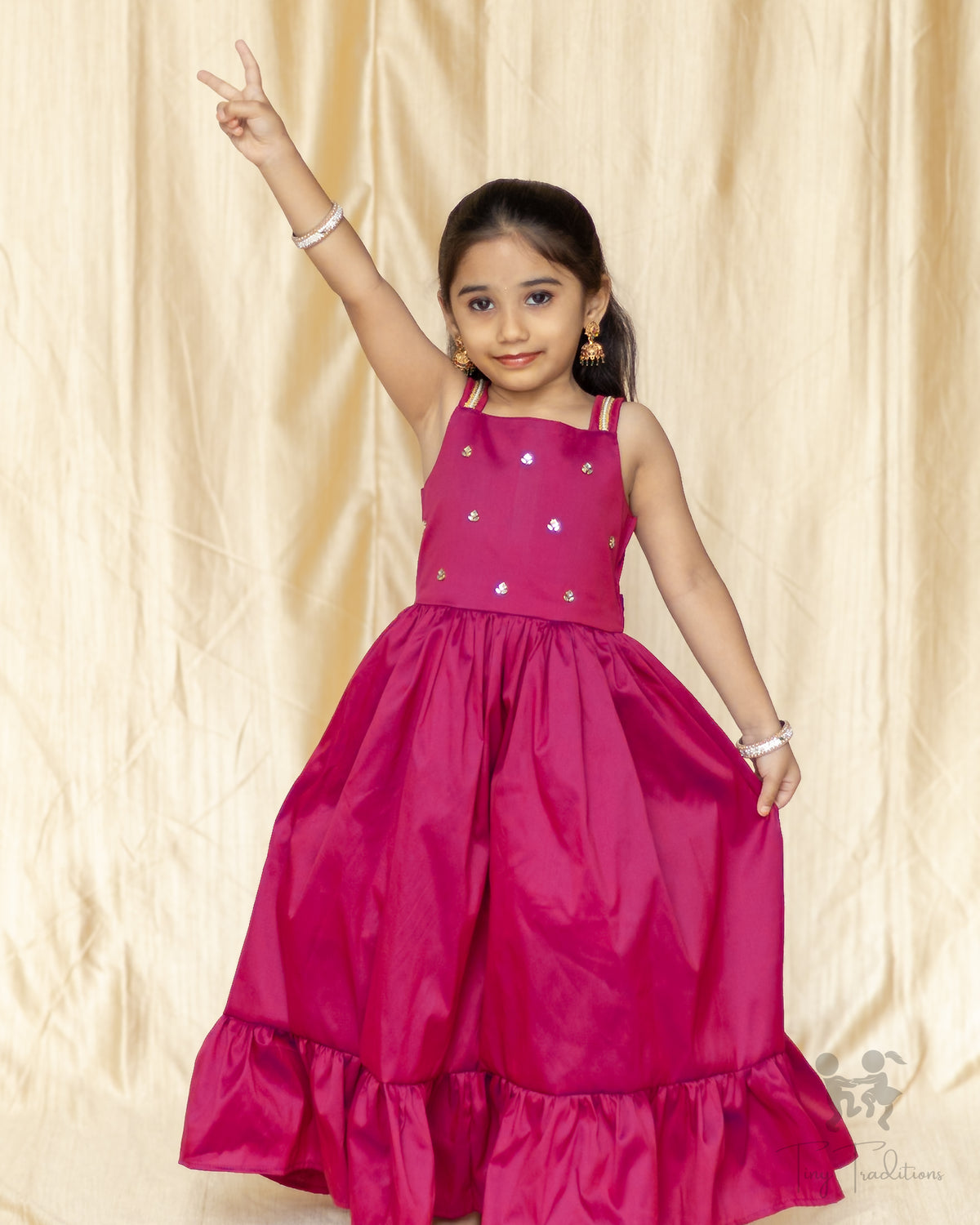 Frock - Krisha - Bright Pink