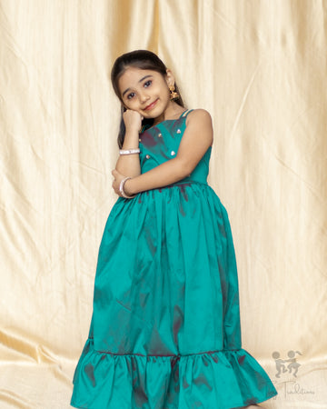 Frock - Krisha - Teal Green