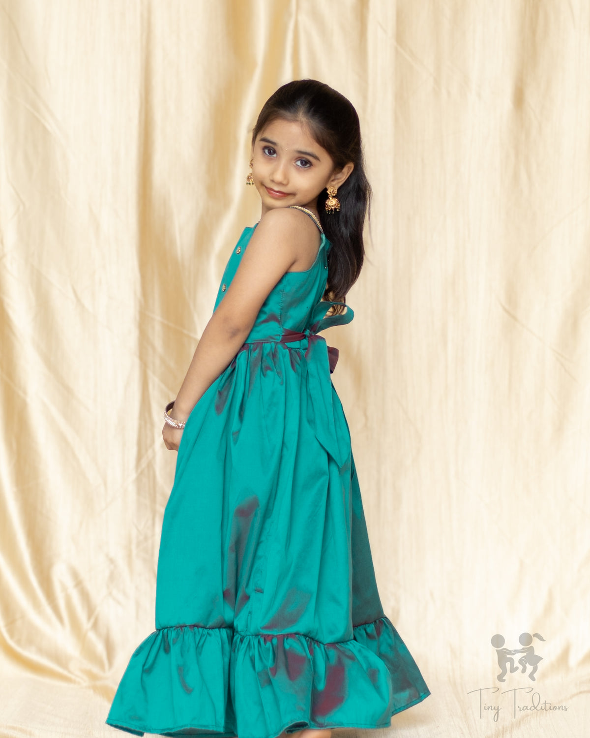Frock - Krisha - Teal Green