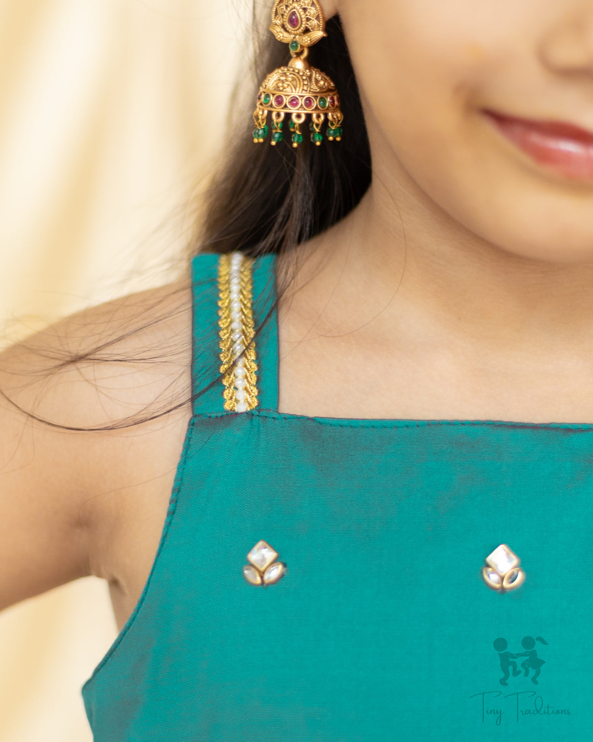 Frock - Krisha - Teal Green